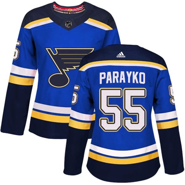 Damen St. Louis Blues Trikot Colton Parayko 55 Blau Authentic